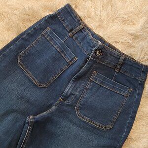 Bagatelle Collection High Waist Wide Leg Sz 29 Medium Blue